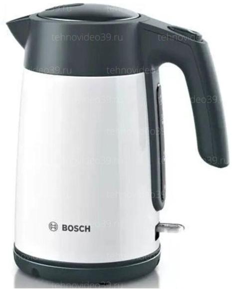 Электрический чайник Bosch TWK7L461 белый/черный купить по низкой цене в интернет-магазине ТехноВидео
