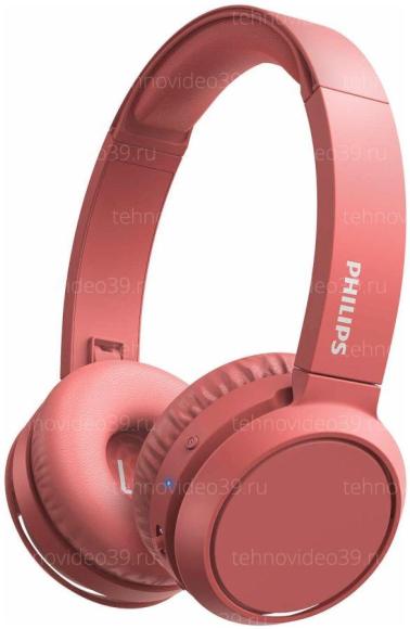 Беспроводные наушники Philips TAH4205RD Bluetooth 5.0 красный купить по низкой цене в интернет-магазине ТехноВидео