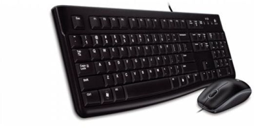 Комплект Logitech клавиатура+ мышь Desktop MK120 Black USB (920-002561)