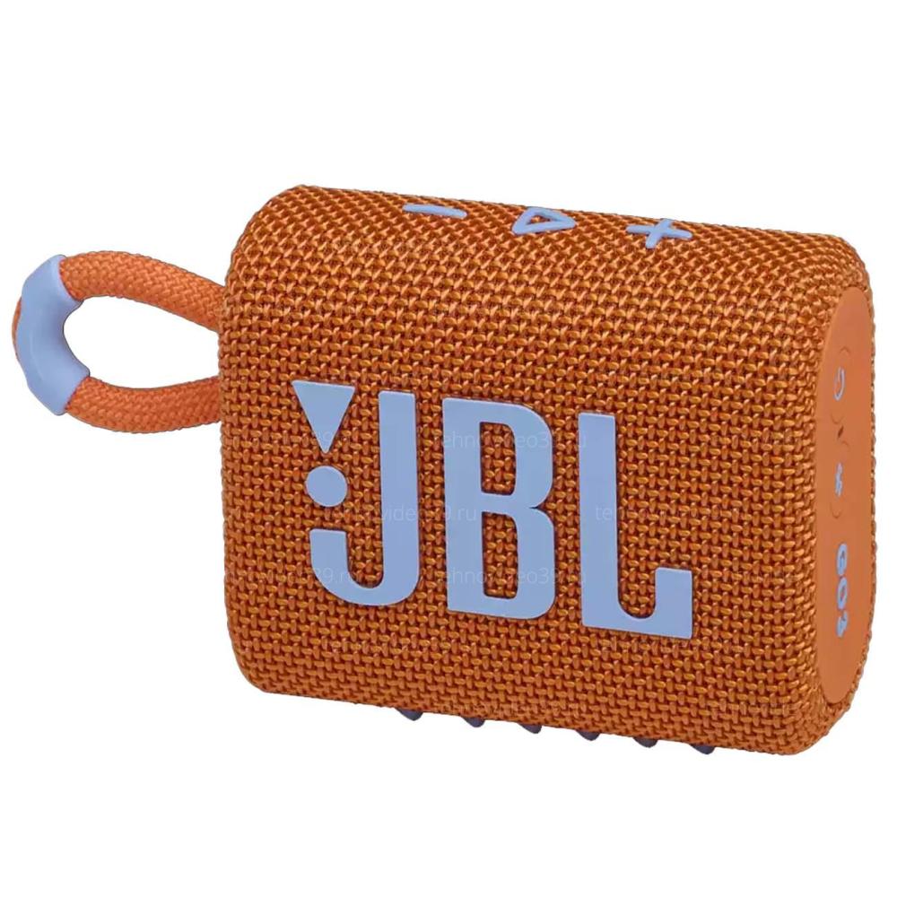 Портативная колонка JBL GO 3 Orange купить по низкой цене в интернет-магазине ТехноВидео