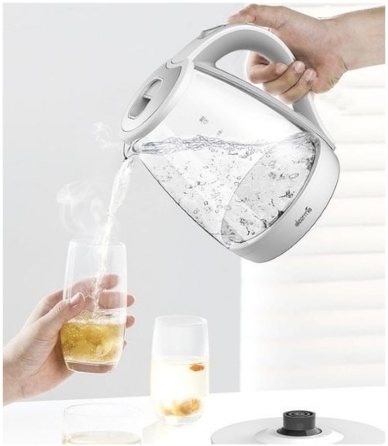 Электрический чайник Deerma Electric Kettle DEM-SH30W белый/стекло