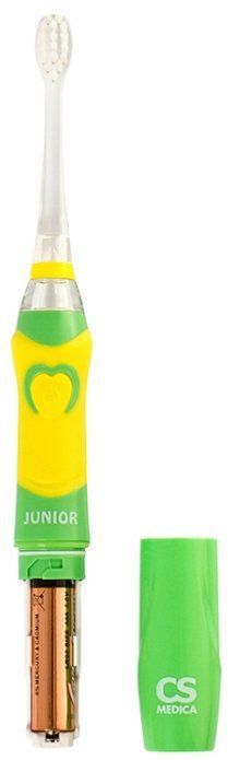 Зубная щетка CS Medica электрическая звуковая CS-562 Junior (зеленая)