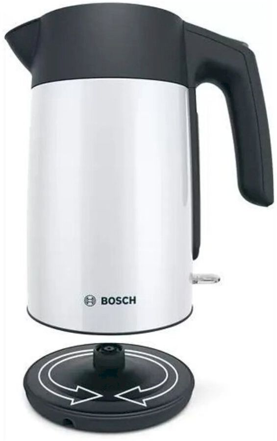 Электрический чайник Bosch TWK7L461 белый/черный