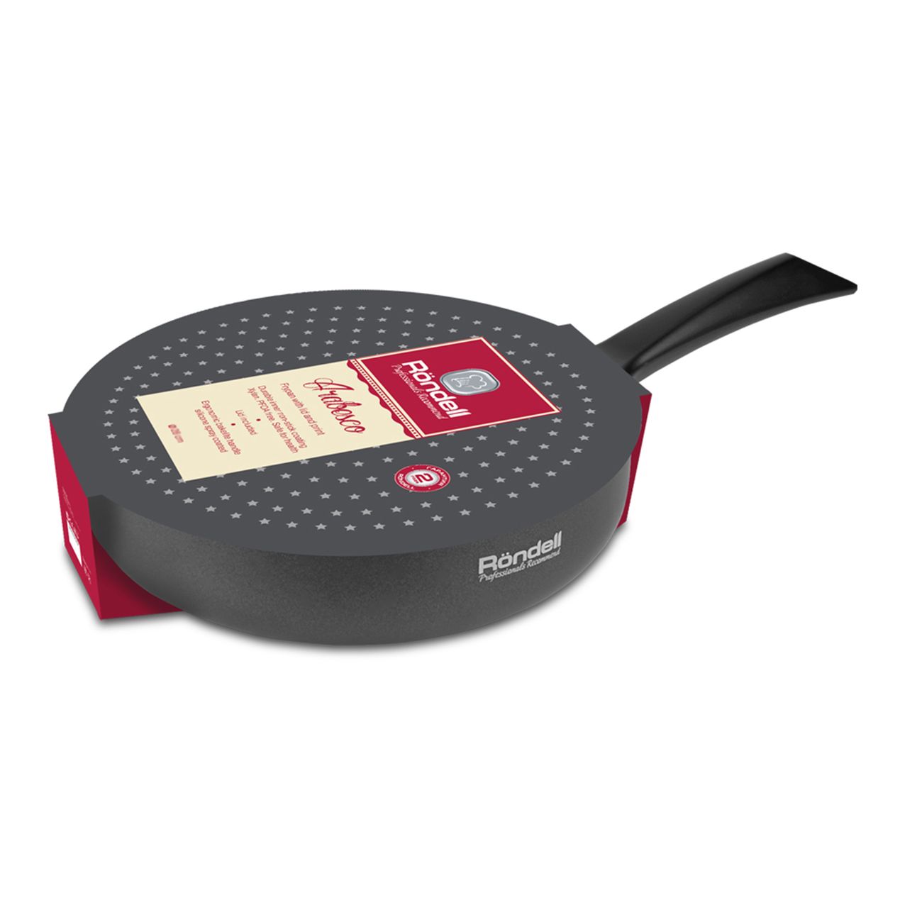 Cковорода с крышкой Rondell RDA-874 28х6,5см