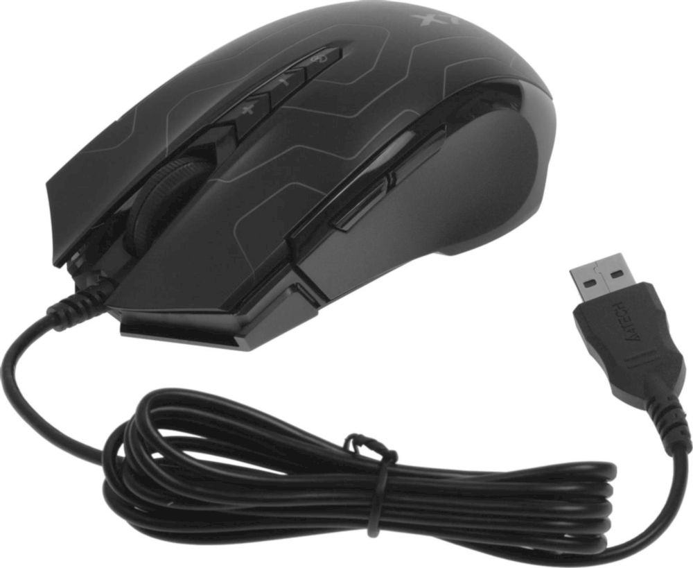 Мышь A4Tech X89 Maze черный