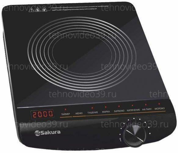 Плитка индукционная Sakura SA-7162 (Чёрный) купить по низкой цене в интернет-магазине ТехноВидео