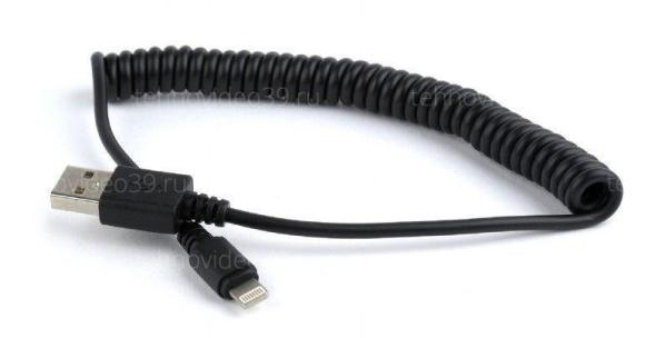 Кабель USB 2.0-Lightning Gembird CC-LMAM-1.5M спиральный 1,5м купить по низкой цене в интернет-магазине ТехноВидео