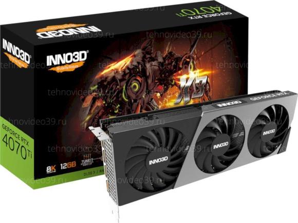 Видеокарта GeForce RTX 4070Ti Inno3d X3 12GB купить по низкой цене в интернет-магазине ТехноВидео
