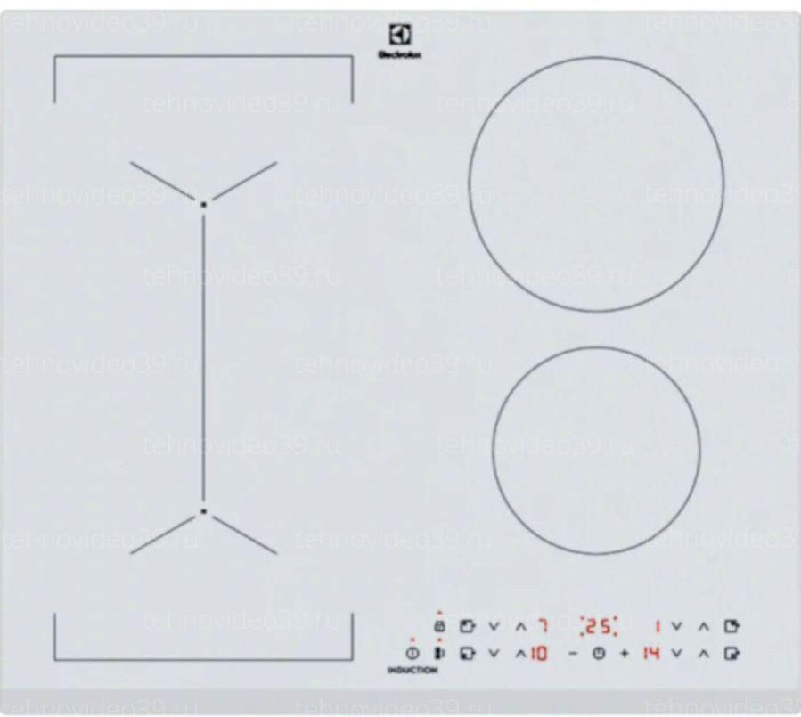 Индукционная варочная поверхность Electrolux LIV 63431BW с функцией Bridge белый купить по низкой цене в интернет-магазине ТехноВидео