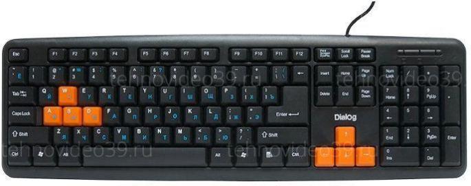 Клавиатура Dialog KN-02U BLACK-RED Nakatomi Navigator-USB купить по низкой цене в интернет-магазине ТехноВидео