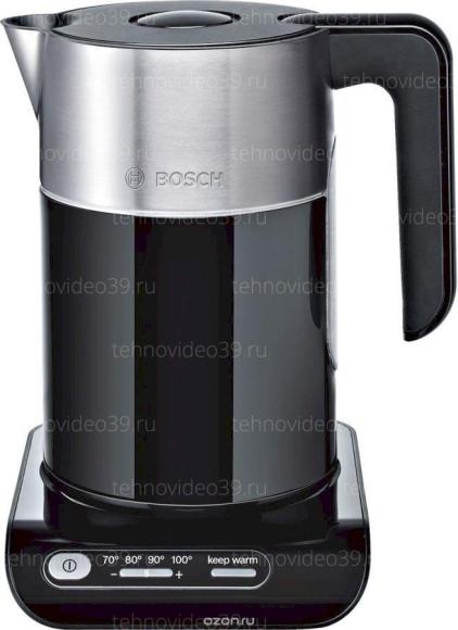 Электрический чайник Bosch TWK8613P черный купить по низкой цене в интернет-магазине ТехноВидео
