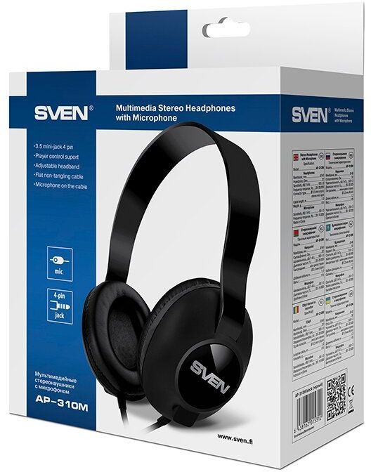 Наушники + микрофон Sven AP-310M (SV-015312)