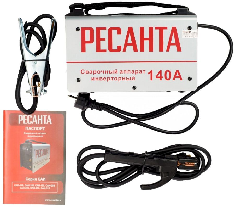 Сварочный аппарат инверторный Ресанта САИ 140 (900/65/5)