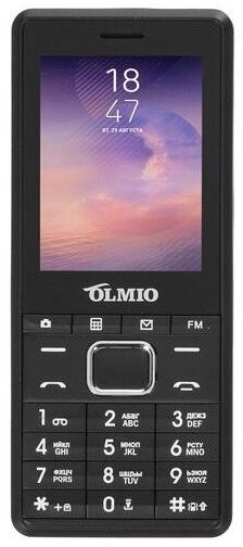 Телефон мобильный Olmio A25, синий-черный (042528)