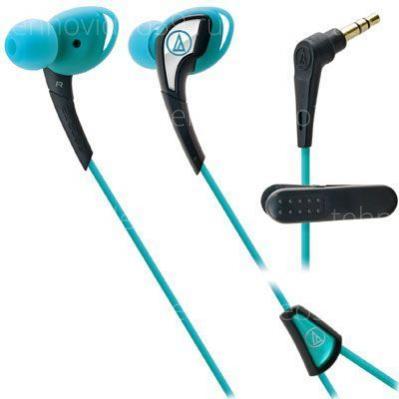 Наушники AUDIO-TECHNICA ATH-SPORT2 BL, синие (ATH-SPORT1) купить по низкой цене в интернет-магазине ТехноВидео