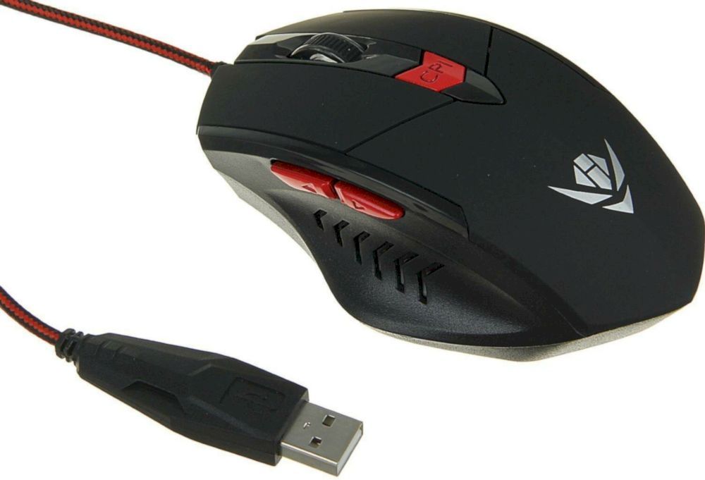 Мышь Dialog MOG-11U Nakatomi Gaming mouse-игровая, черная