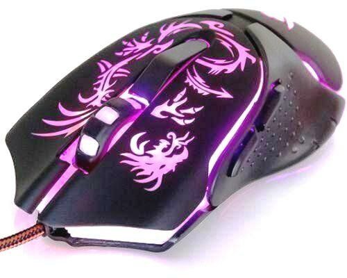 Мышь Dialog MOG-25U Nakatomi Gaming mouse-игровая, USB, черная