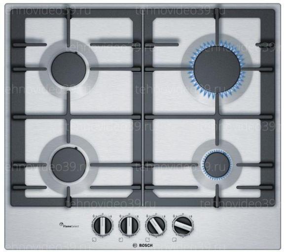Газовая варочная поверхность Bosch PCP6A5B90 купить по низкой цене в интернет-магазине ТехноВидео