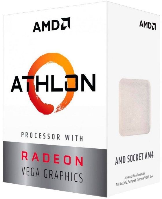 Процессор AM4 AMD Athlon 200GE (3.2GHz, 2core, 4MB) Интегрированное графическое ядро Vega 3, 1000 МГ