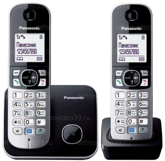 Радиотелефон Panasonic KX-TG6812RUB черный купить по низкой цене в интернет-магазине ТехноВидео
