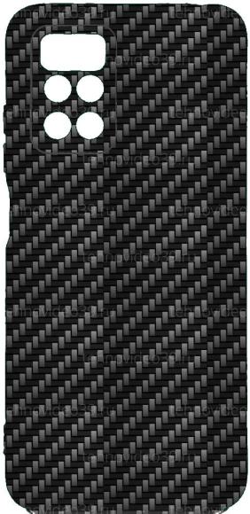 Чехол накладка Brosco для Xiaomi Redmi Note 11 карбон черный купить по низкой цене в интернет-магазине ТехноВидео