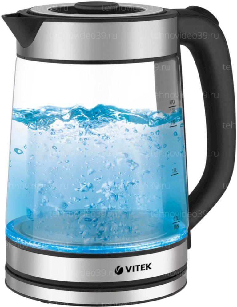 Электрический чайник Vitek VT-1179 серебристый купить по низкой цене в интернет-магазине ТехноВидео