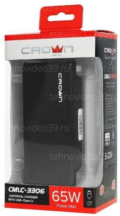 Адаптер питания универсальный Crown MICRO CMLС-3306 для ноутбуков купить по низкой цене в интернет-магазине ТехноВидео