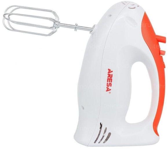 Миксер Aresa AR-1901, белый/оранжевый купить по низкой цене в интернет-магазине ТехноВидео