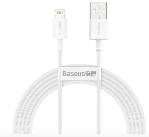 Кабель Baseus Superior Series Lightning-USB 1м, белый (CALYS-A02) купить по низкой цене в интернет-магазине ТехноВидео