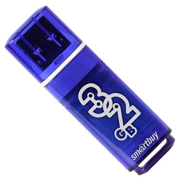 USB 3.0/3.1 Smartbuy 32GB Glossy series Dark Blue (SB32GBGS-DB)