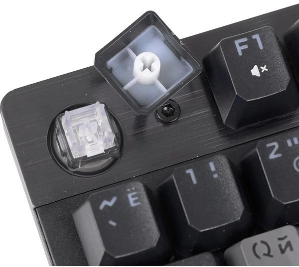 Клавиатура A4Tech Bloody B500N серый USB for gamer LED