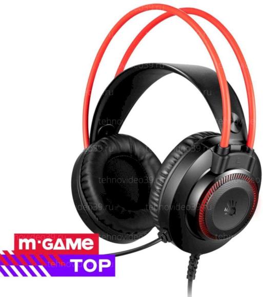 Гарнитура A4Tech Bloody G200S черный/красный купить по низкой цене в интернет-магазине ТехноВидео