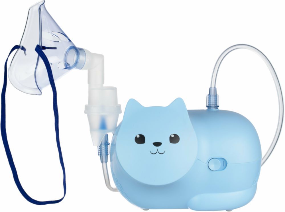 Ингалятор компрессорный Omron Neko Kat (KRU) детский (голубой)