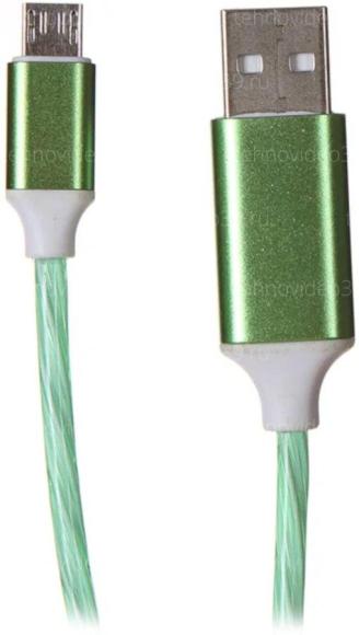 Кабель Ainy microUSB 1.0m зеленый (FA-179H) купить по низкой цене в интернет-магазине ТехноВидео