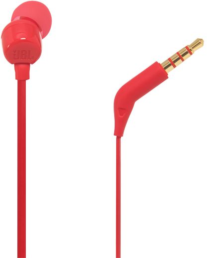 Наушники с микрофоном JBL T110 Red (JBLT110RED)