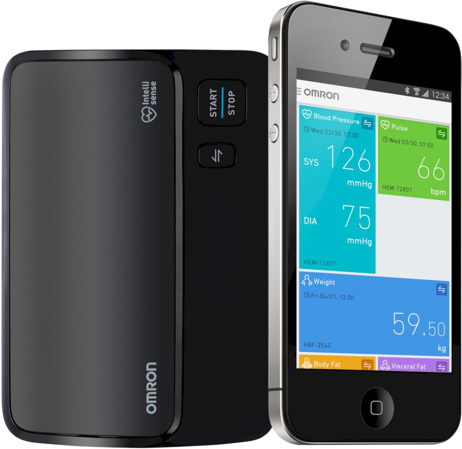Измеритель артериального давления и частоты пульса автоматический Omron EVOLV (HEM-7600T-E)
