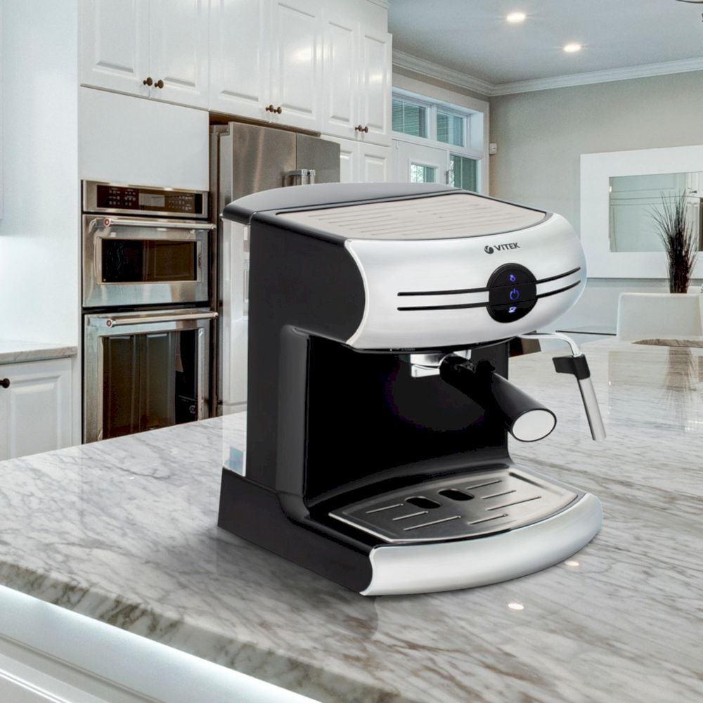 Кофеварка Vitek VT-1507 серебристый