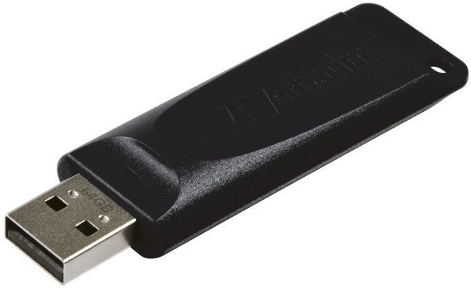 USB Flash Verbatim Drive 64GB (SLIDER) USB2.0 (98698)