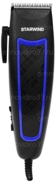 Машинка для стрижки Starwind SBC1710 черный/синий купить по низкой цене в интернет-магазине ТехноВидео