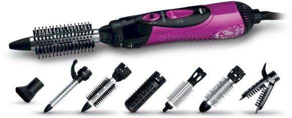 Фен-щетка Sencor SHS 7551VT черный/фиолетовый купить по низкой цене в интернет-магазине ТехноВидео