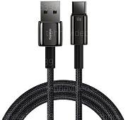 Кабель Baseus Tungsten Gold Series Type-C-Type-C, плетеный, черный (CATWJ-01) купить по низкой цене в интернет-магазине ТехноВидео