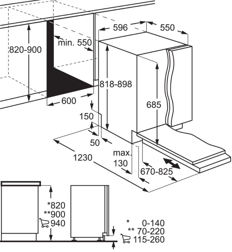 Встраиваемая посудомоечная машина Electrolux ESL 5315LO