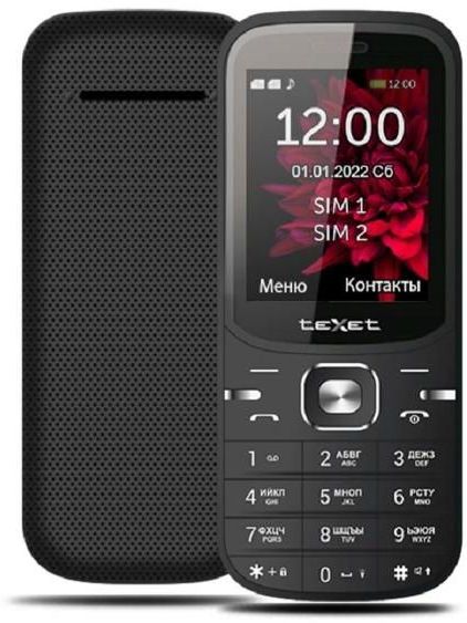 Телефон мобильный teXet TM-219, черный