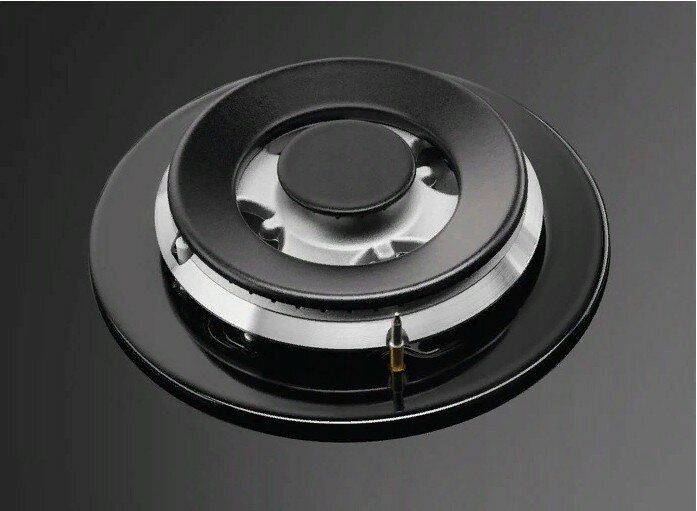 Газовая варочная поверхность AEG HKB 64420NB закаленное стекло черный