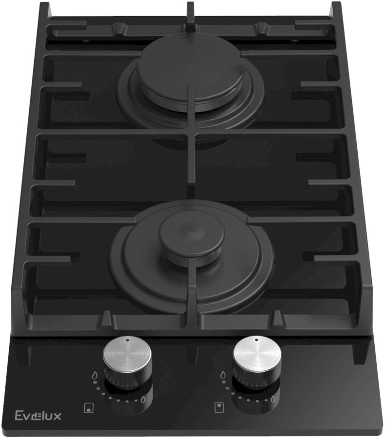 Газовая варочная поверхность Evelux HEG 300 BG, черный