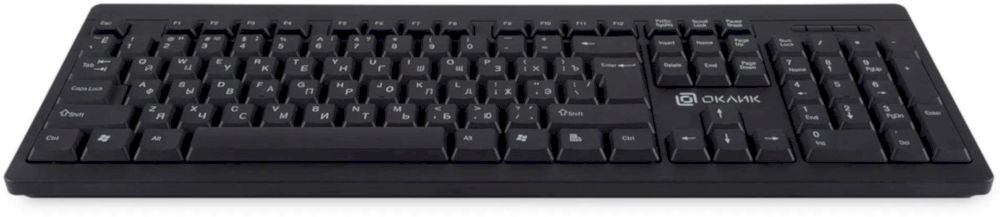 Клавиатура беспроводная Оклик 95KW черный USB беспроводная (1788287)