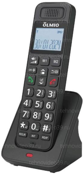 Радиотелефон Olmio DP-03 (черный) (047360) купить по низкой цене в интернет-магазине ТехноВидео