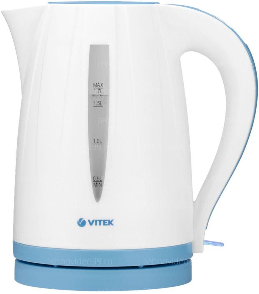 Электрический чайник Vitek VT-7031 Белый купить по низкой цене в интернет-магазине ТехноВидео