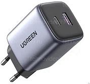 Сетевое зарядное устройство Ugreen CD350 (15539) (Type-C/3A/35W/быстрая зарядка/серое) купить по низкой цене в интернет-магазине ТехноВидео