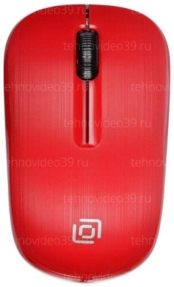 Мышь Оклик 525MW черный/красный оптическая (1000dpi) беспроводная USB для ноутбука (3but) купить по низкой цене в интернет-магазине ТехноВидео